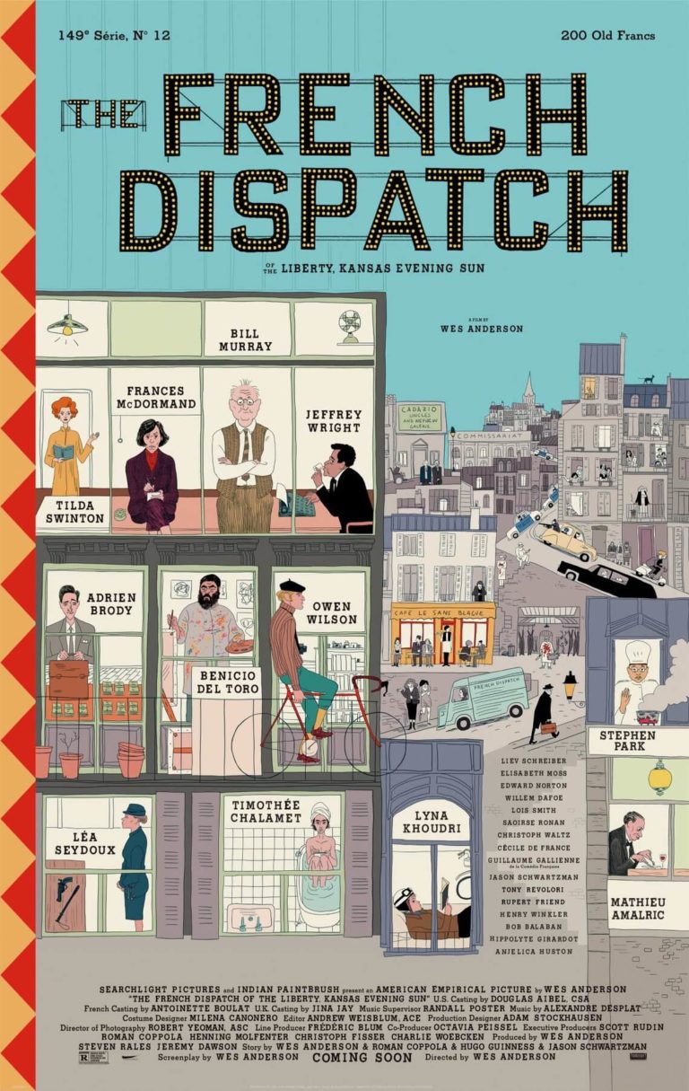 "The French Dispatch", el próximo estreno de Wes Anderson