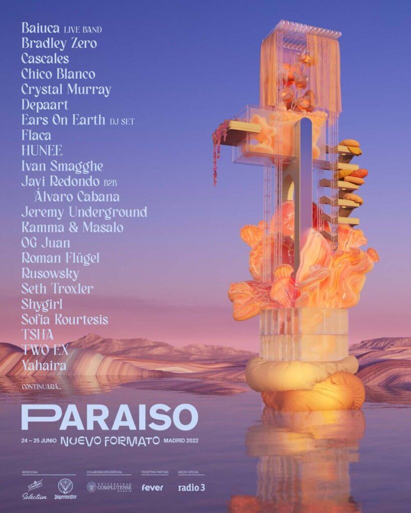 Cartel festival Paraíso 2022