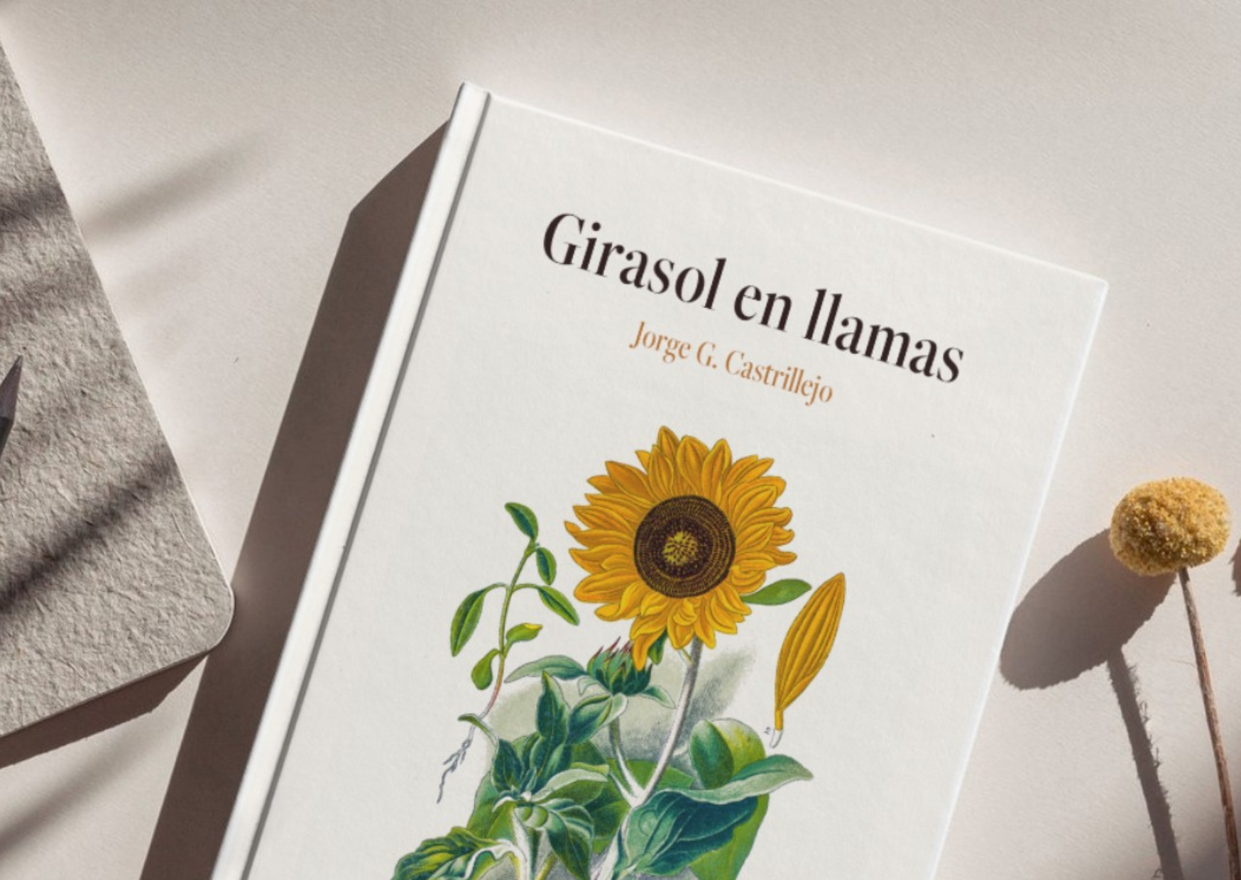 “Girasol en Llamas”: poesía que captura el alma de Jorge G. Castrillejo