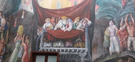 Los murales de José Aguiar escondidos en el Cabildo de Tenerife